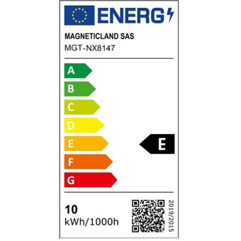 Lampe à poser Itotal Lave à base argentée Liquide Vert et Jaune 30 W