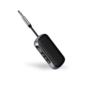 Adaptateur Bluetooth Jack Avion 2-en-1 - Transmetteur Récepteur AptX - Pour TV, Voiture, AirPods, Enceintes