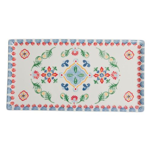 Non Communiqué Blanc Coffret Plat Rectangulaire Donna - Amadeus - Porcelaine
