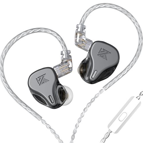 Écouteurs intra-auriculaires filaires KZ DQ6 gris