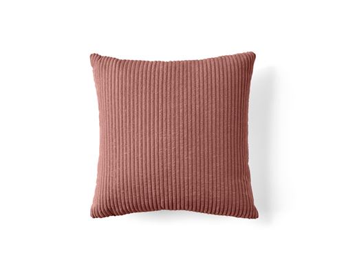 Non Communiqué Rose Selma - Coussin - En Velours Côtelé - 50X50 Cm
