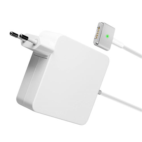 Chargeur Macbook Magsafe 2 Magnétique Charge Rapide 45W Indicateur LED Avizar Blanc