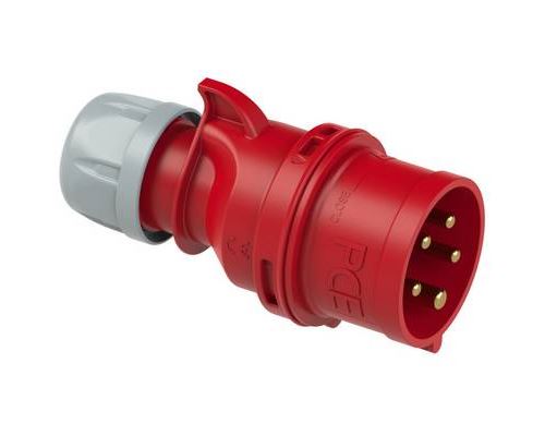 Non Communiqué Rouge Mâle Cee 16 A 5 Pôles Pce 015-6 400 V