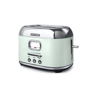 Grille-pains 2 fentes 950w inox Muse MS-120AG