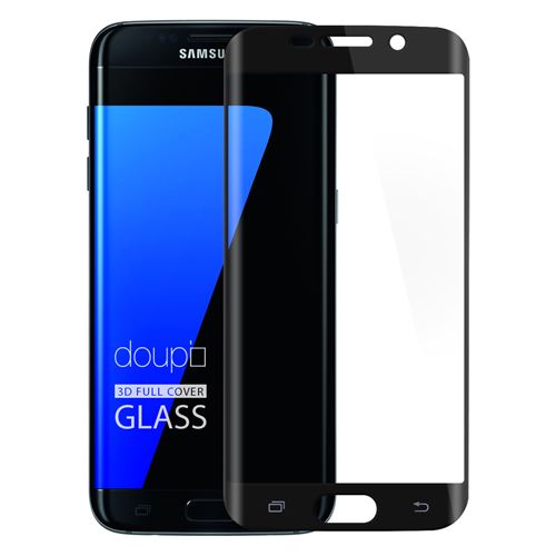 doupi FullCover Verre Protection pour Samsung Galaxy S7 Edge, Prime 9H HD 3D Touch Trempé écran protecteur Couverture complète, noir