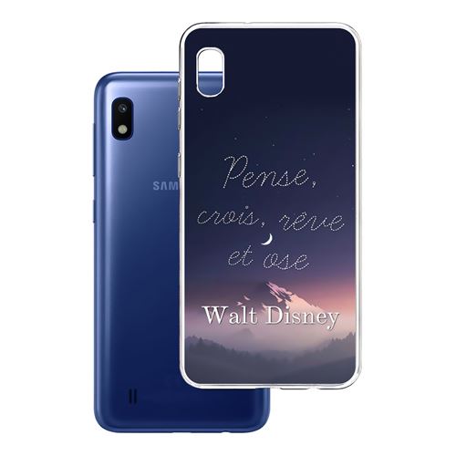 25% sur Coque pour Samsung Galaxy A10 - Disney Citation Pense Crois Reve -  Coque et étui téléphone mobile - Achat \u0026 prix | fnac