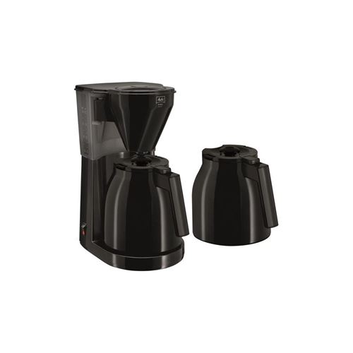 Melitta 1010-061 Cafetiere Filtre Avec 2 Verseuses Isotherme Easy Therm - Noir