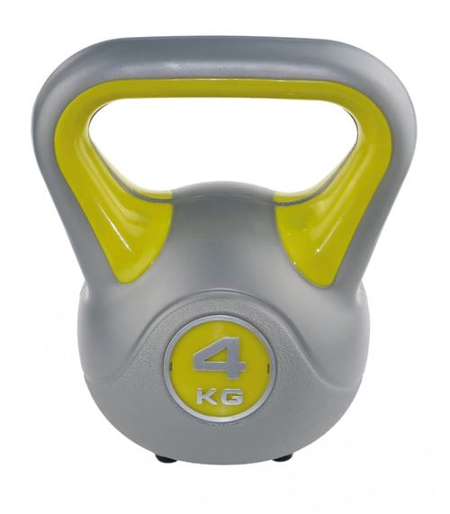 Sveltus kettlebell fit jaune/gris 4 kg