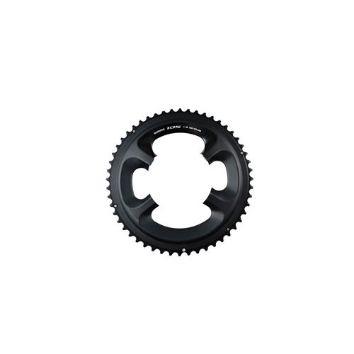 Plateau route diam 110 exter 53dts noir shimano origine 105 5800 11v. (4 branches)