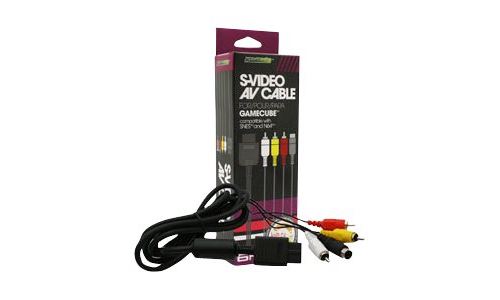 KMD câble vidéo / audio pour console de jeux - S-Vidéo / vidéo composite / audio