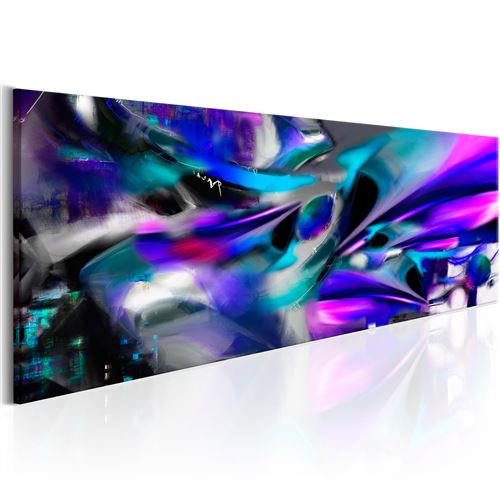 Tableau | Tempête de cobalt | 150x50 | XL | Abstraction | Multicolores | |
