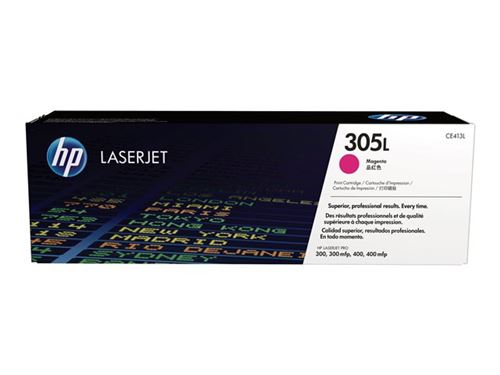 HP 305L - Economie - magenta - original - LaserJet - cartouche de toner (CE413L) - pour LaserJet Pro 300 M351, 400 M451, MFP M375, MFP M475