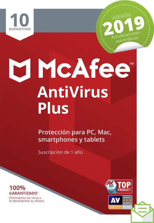 Software antivirus mcafee 2018 antivirus plus 10 dispositivos pc/mac/ios/android