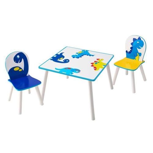 Worlds Apart Ensemble de table et de chaises 3 pcs Dinosaurs
