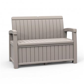 23 40 Sur Banc Coffre En Resine Pour Jardin Gardiun Vita Light Gray 124x66x90 Cm 230 L Mobilier De Jardin Achat Prix Fnac