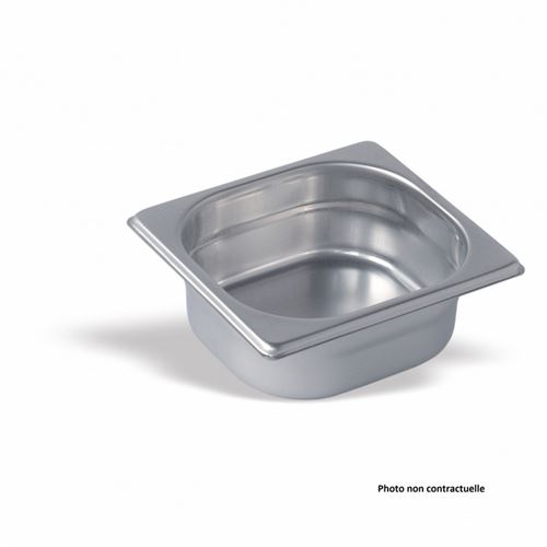 Bac Gastro Inox GN 1/6 - H 100 mm - Pujadas - Inox160 cl