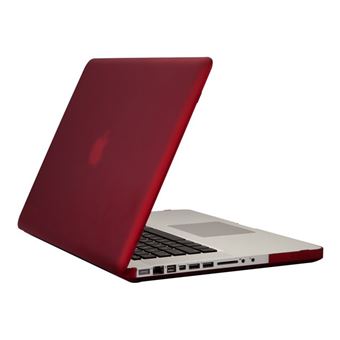 Speck SeeThru Satin - Sacoche pour ordinateur portable rigide - supérieur - 15" - rouge tomate