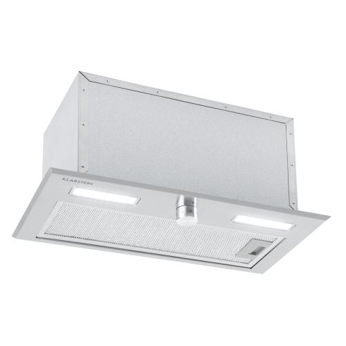 Klarstein Simplica Hotte aspirante encastrable 52 cm - Extraction 400 m³ / h - Inox argent
