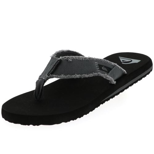 Tongs claquettes Quiksilver Monkey abyss grsblk tong Gris taille : 46 réf : 17978