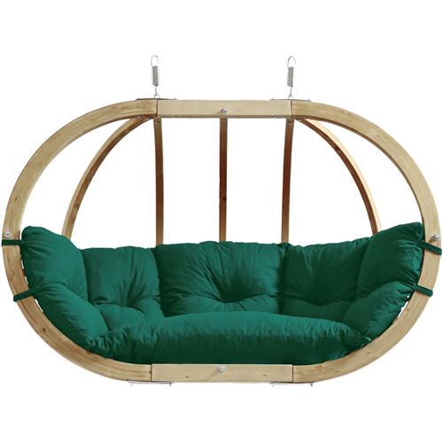 Amazonas - Canapé suspendu Globo royal Vert - coussin imperméable