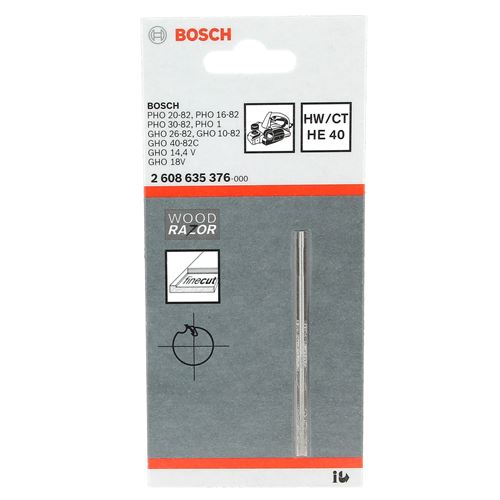 Rabot Électrique Bosch Fer Carbure Reversible Droit (1) 82Mm pour Rabot Bosch