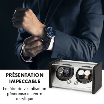 Boîte à Montre Remontoir Automatique Klarstein Noire - Occasion