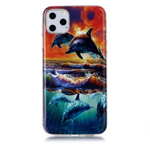 Coque en TPU impression de modèle animal flexi dauphin pour votre Apple iPhone XS Max (2019) 6.5 pouces