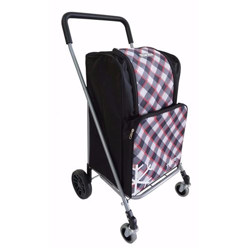 poussette courses 4 roues