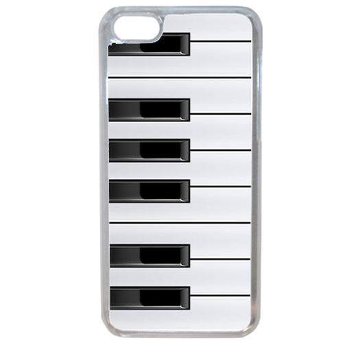 Coque Touche De Piano Noir Et Blanc Compatible Iphone 7 Plus Transparent