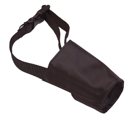 Zolux - Muselière nylon réglable pour Caniche nain, Teckel, Westie et Cairn Terrier Taille 1
