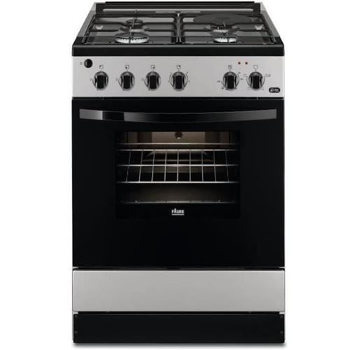 Faure Fcm640hcsa-cuisiniere Table Mixte Gaz / Electrique-4 Foyers-four Electrique-catalyse-56 L-a-l 60 X H 88,9 Cm-silver
