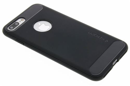 Spigen Rugged Armor - Achterzijde behuizing voor mobiele telefoon - robuust - thermoplastic polyurethaan (TPU) - zwart - voor Apple iPhone 7 Plus