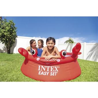 Piscine gonflable Intex Easy Set Crabe 1,83 x 0,51 m Rouge