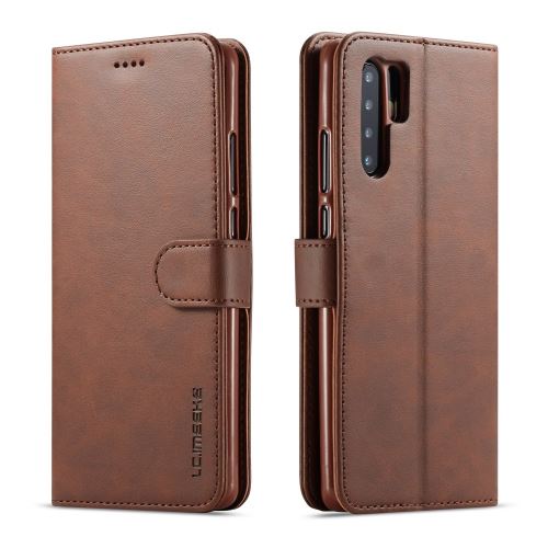 Etui en PU avec un support café pour votre Huawei P30 Pro