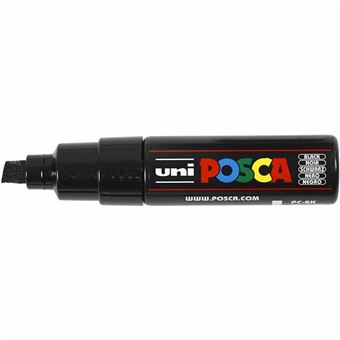 POSCA PC8K PTE LARGE BISEAUTE NOIR
