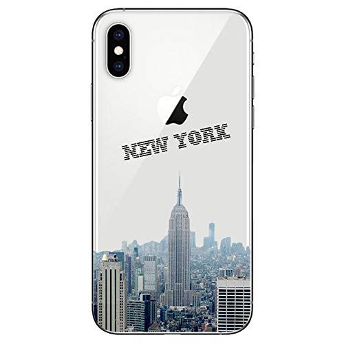 iPhone XR Coque Souple et Résistante Anti Choc avec Impression de qualité (New York)