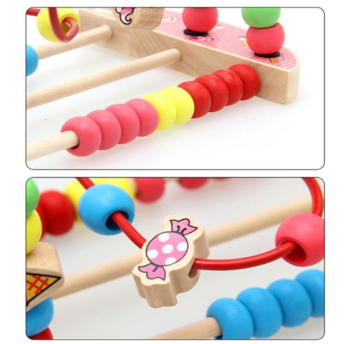 GENERIQUE Perles Bonbons Pour Enfants En Bois Perles Puzzle Jigsaw Jouet &Eacute;ducatif Pour Les Enfants BT800 