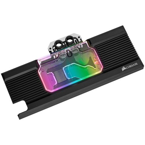 corsair corsair hydro x series xg7 rgb 10-series gpu water block (2080 t noir