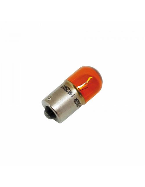 Ampoule-lampe 12v 10w norme g18.5 culot ba15s graisseur standard orange (clignotant) (boite de 10) -p2r-