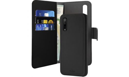 Etui Puro 2 parties détachables Coque et Folio Galaxy A70