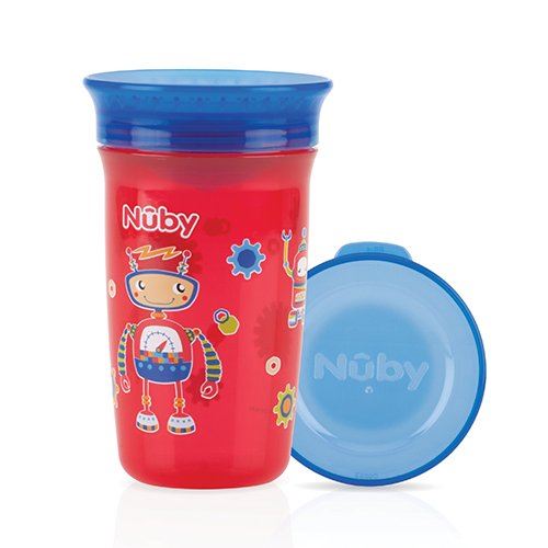 Nûby - Gobelet Magique 360° - 300ml - 6 mois - Rouge