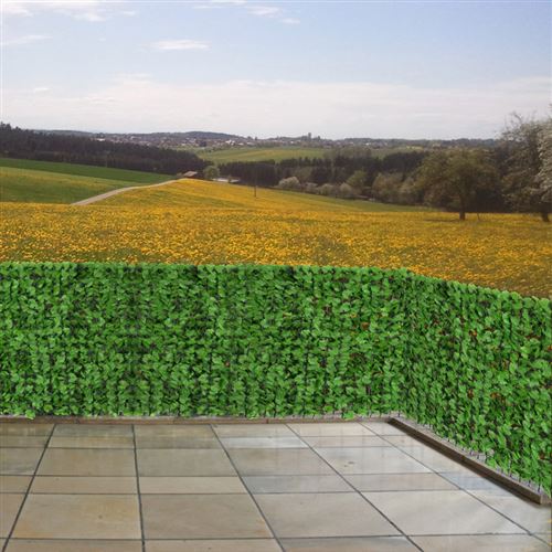 Haie Artificielle Brise Vue Pour Balcon Feuilles 300x150cm Accessoires Mobilier De Jardin Achat Prix Fnac