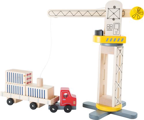 Grue Et Transporteur En Bois