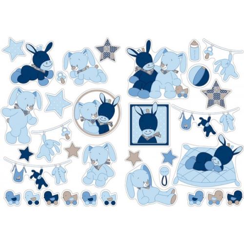 Stickers décoratifs Nattou - Collection 'Alex et Bibou'