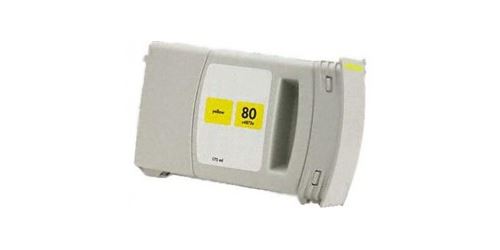 HP 80 - geel - origineel - inktcartridge