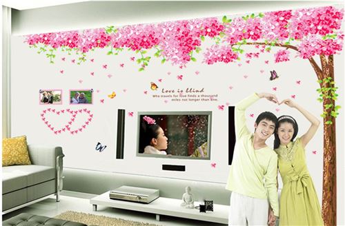 Sticker adhésif fond mariage (260 x 230 cm)