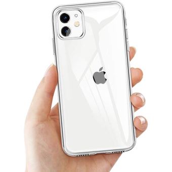GUPBOO - Étui pour iPhone11 Coque en silicone transparente pour téléphone  portable à paillettes simples - Coque, étui smartphone - Rue du Commerce