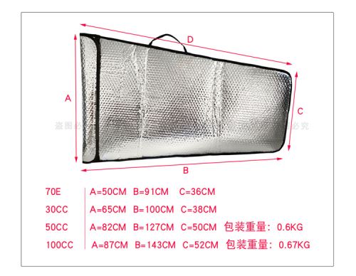 Bubble Protection Wing Tote Bag Pack Silver For 2 WBFLT70E