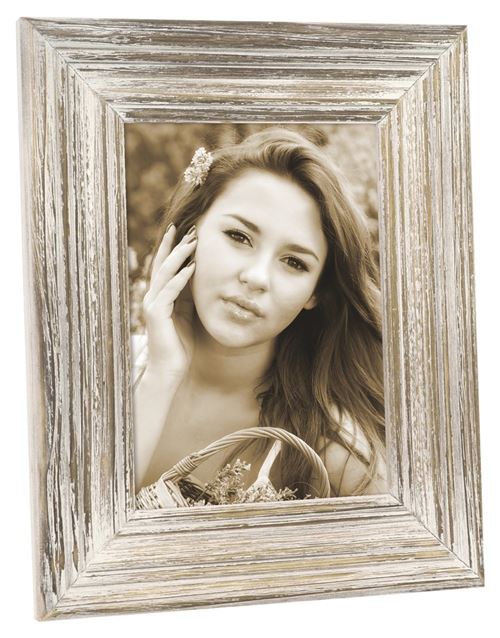 Zep TY7968 Curitiba Cadre Photo Bois Beige/Gris/Noir 15 x 20 cm