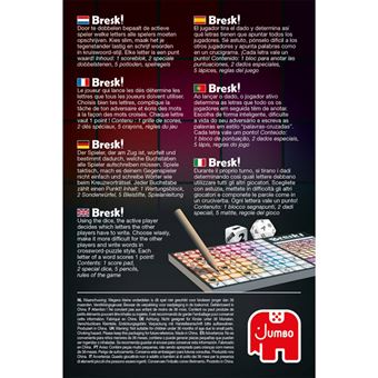 Jeu de société Jumbo Bresk